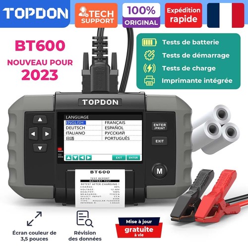 2026 topdon bt600 testeur - topdon, de