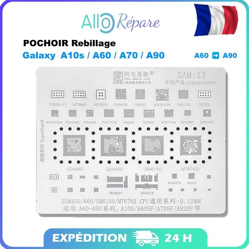 Pochoir rebillage bga reball - pochoir,