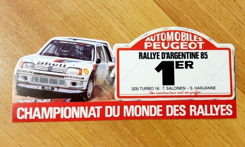 Autocollant 205 peugeot talbot - 205,