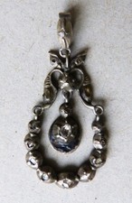 Pendentif trembleuse argent