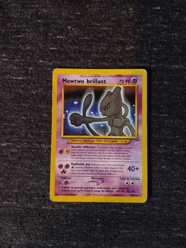 Carte pokémon mewtwo - carte,