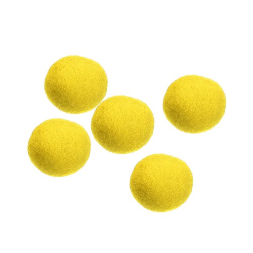 Boules laine feutrée 2cm - boules,