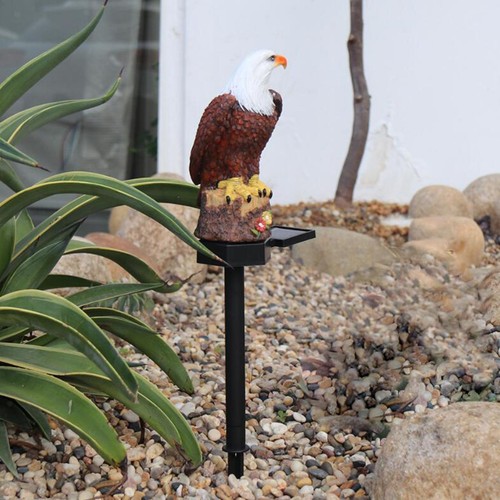 Aigle figurine solaire led - figurine,