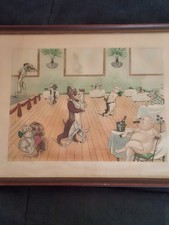 Le Bal Tabarin . Aquatinte