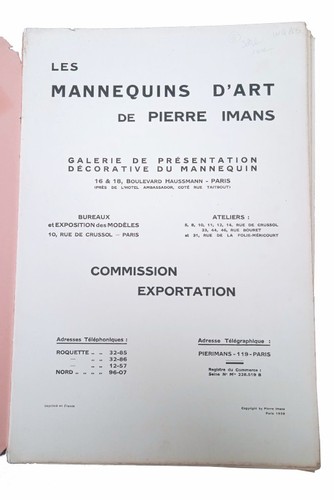 Les mannequins art pierre - les,