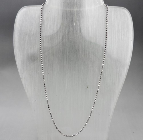 Collier chaine boule - chaine, en