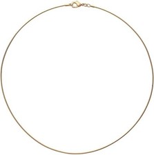 Collier Tour de Cou en Plaqué Or - Semi Rigide