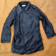 Blouson cuir noir vintage - blouson,