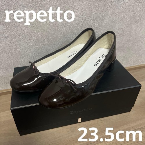 Repetto camille black enamel - repetto,