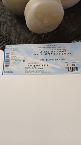 Billet spectacle lac des - billet,