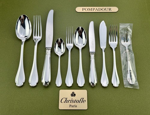 Christofle pompadour 127 piece - christofle, 127-piece