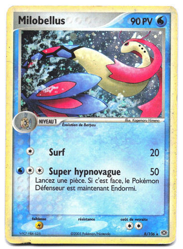 Carte pokémon milobellus - carte,