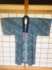 202 kimonos japonais homme/femme vintage robe traditionnelle costume yukata J...