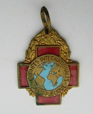 MEDAILLE BRONZE EMAILLE 1937