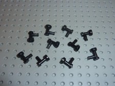 10 x LEGO Tap Black 1 x 1 Réf 4599 Set 10144/10184/7739/5987/5975/7262/8038/6539