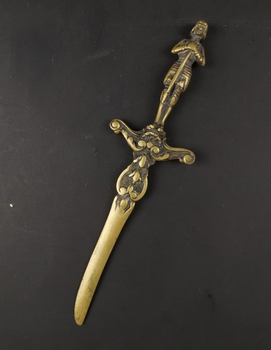 Coupe papier bronze - coupe, jeanne