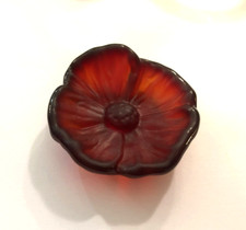 fleurs de Cactus rouge DAUM