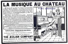 PUBLICITE DE 1913 PIANO STECK