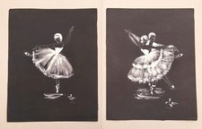 Paire de Tableaux Vintage