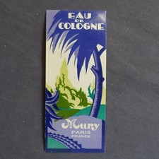Etiquette Flacon De Parfum Eau De Cologne Mury Paris