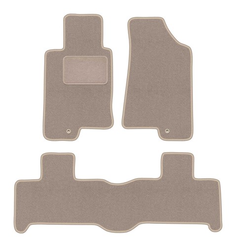 Tapis sol velours beige - sol, en