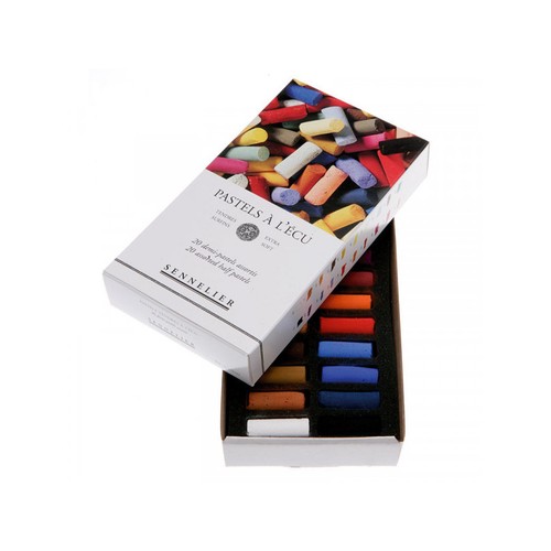 Boîte demi pastels - demi-pastels, à
