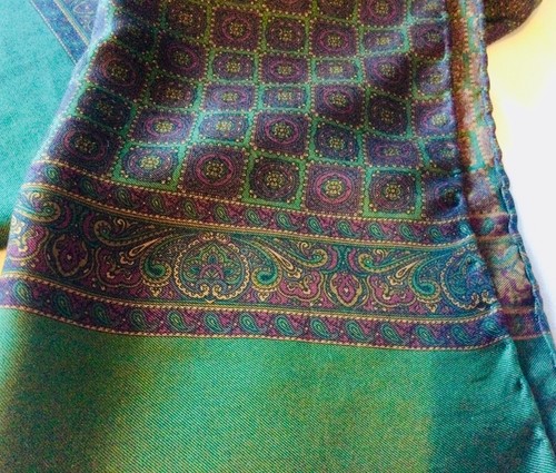 Foulard soie homme vintage - foulard,