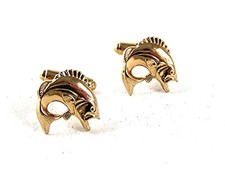 Vintage Gold Tone Big Mouth