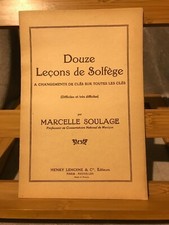 Marcelle Soulage Douze lecons