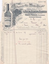63 CLERMONT FERRAND liquoriste MARTIN GRELLET 1929 liqueur