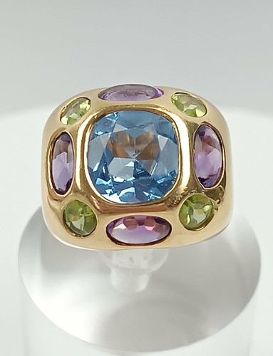 Bague cocktail pierres - t, 55