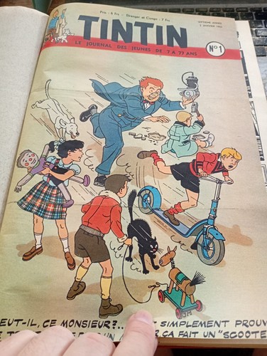 Reliure amateur journal tintin - amateur,