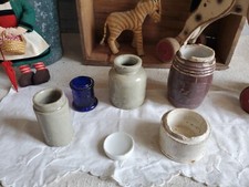 lot d' anciens pots grès /