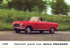 Catalogue brochure Peugeot 204