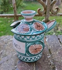 Pot à olives faïence ROBERT PICAULT VALLAURIS  céramique Capron Blin Chambost 