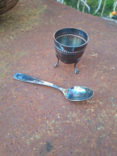 Coquetier metal argente - coquetier,