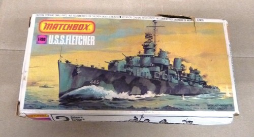 Navire uss fletcher matchbox - uss.fletcher,