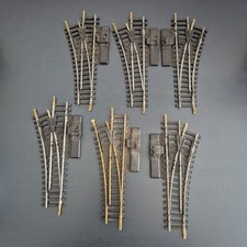6x Jouef HO Aiguillage Manuel Circuit Train Vintage Modelisme Ferroviaire