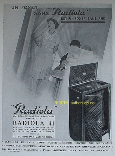 Publicite radiola sur - publicite, 41