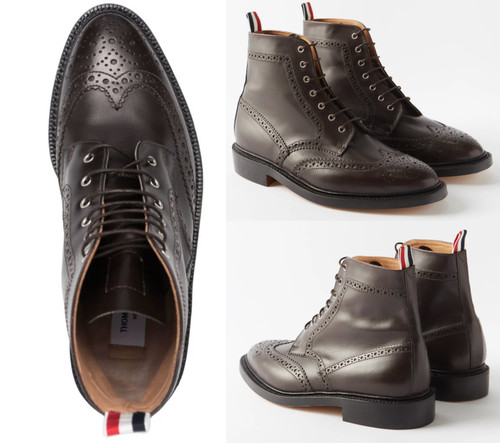 Bottes brogue semelle - brogue, À