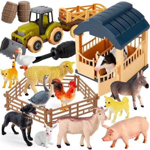 Farm animals figure set - farm,