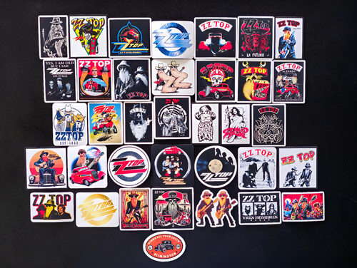 Top inspired stickers - zz,