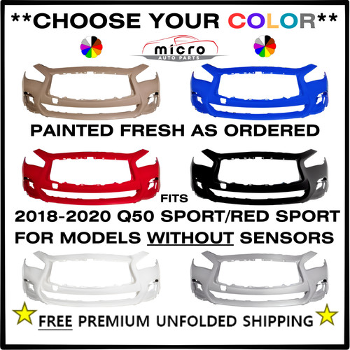 New painted front bumper for - new,