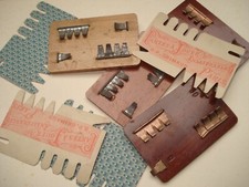 Lot D'Anciens COMPTEURS de POINTS pour JEUX DE CARTES BRIDGE...