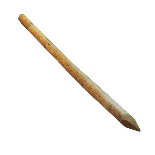 Poteau rond bois avec - rond,