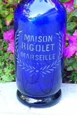 SIPHON. SELTZ. BEAU siphon cobalt. MARSEILLE.