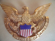 USA badge automobile émaillé