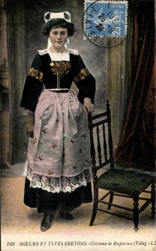 Femme costume breton - costume,