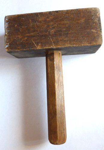 Ancien marteau bois - ancien, de