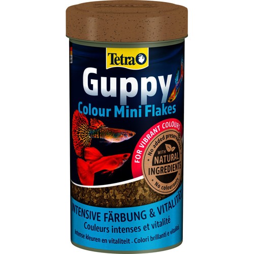 Guppy couleur mini flocons - , 75g